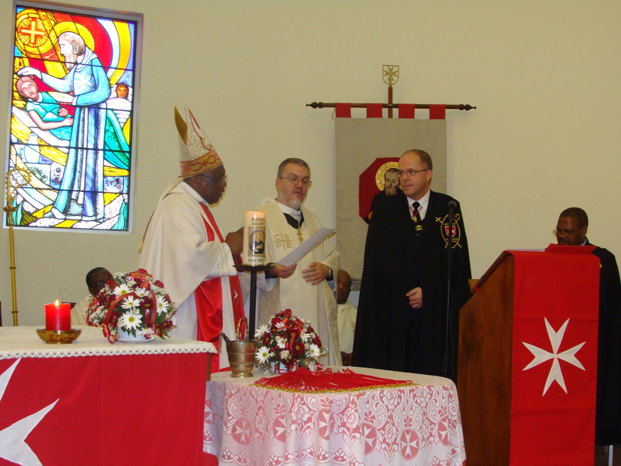 Dr Andreas Heinze during his admission as an Honorary Dedicated Member on 10 October 2010