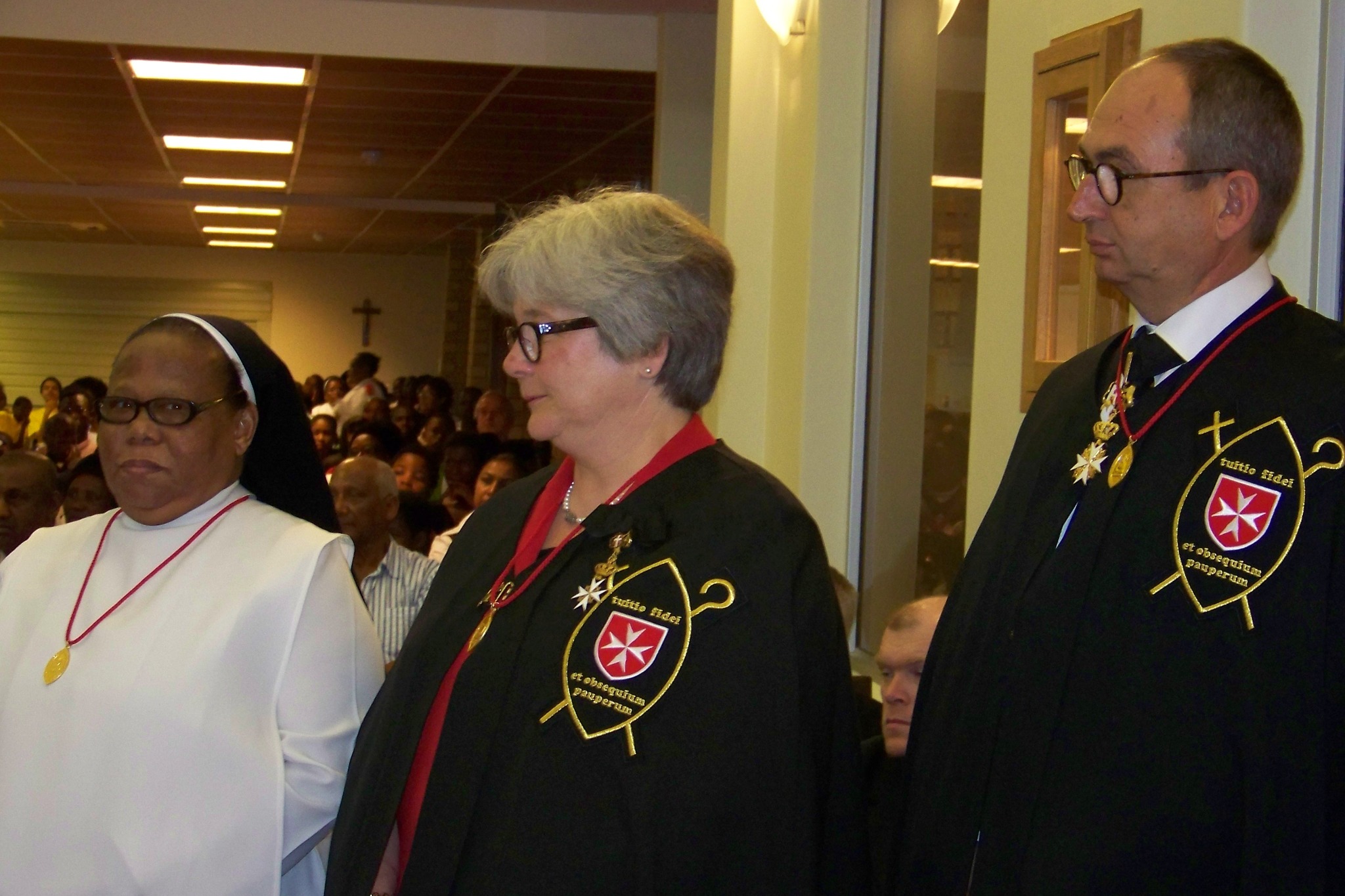 Maria Theresia and Hans Peter Rehder at the admission ceremony on 28 October 2012