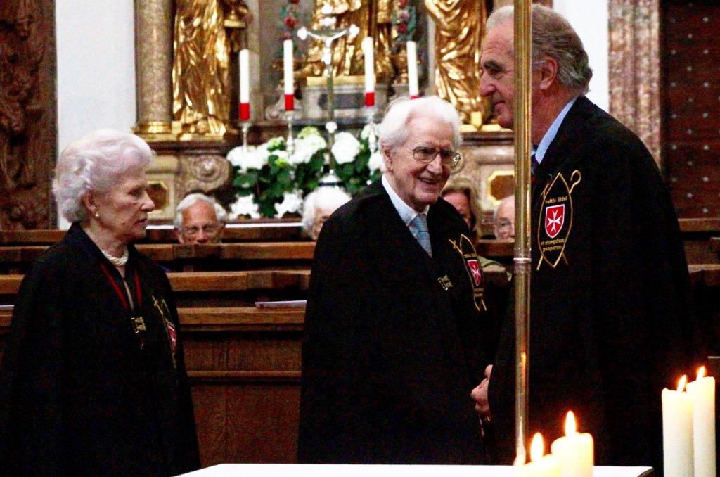 Alexandra and Victor von Baillou with Guy Graf von Moy as Honorary Dedicated Members on 29 May 2016