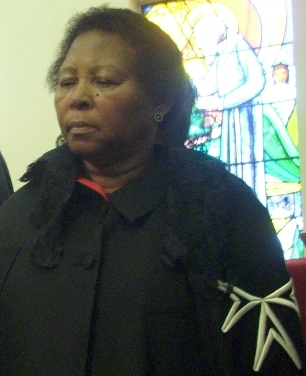 Nokuthula Marigold Thabethe in the robes of a Dame of Magistral Grace