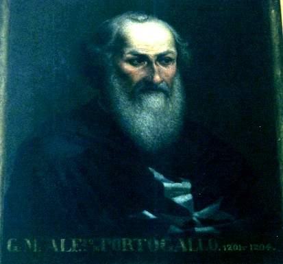 Historical portrait of Afonso of Portugal with its original inscription