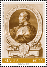 Malta postage stamp showing Didier de Tholon Sainte-Jalle