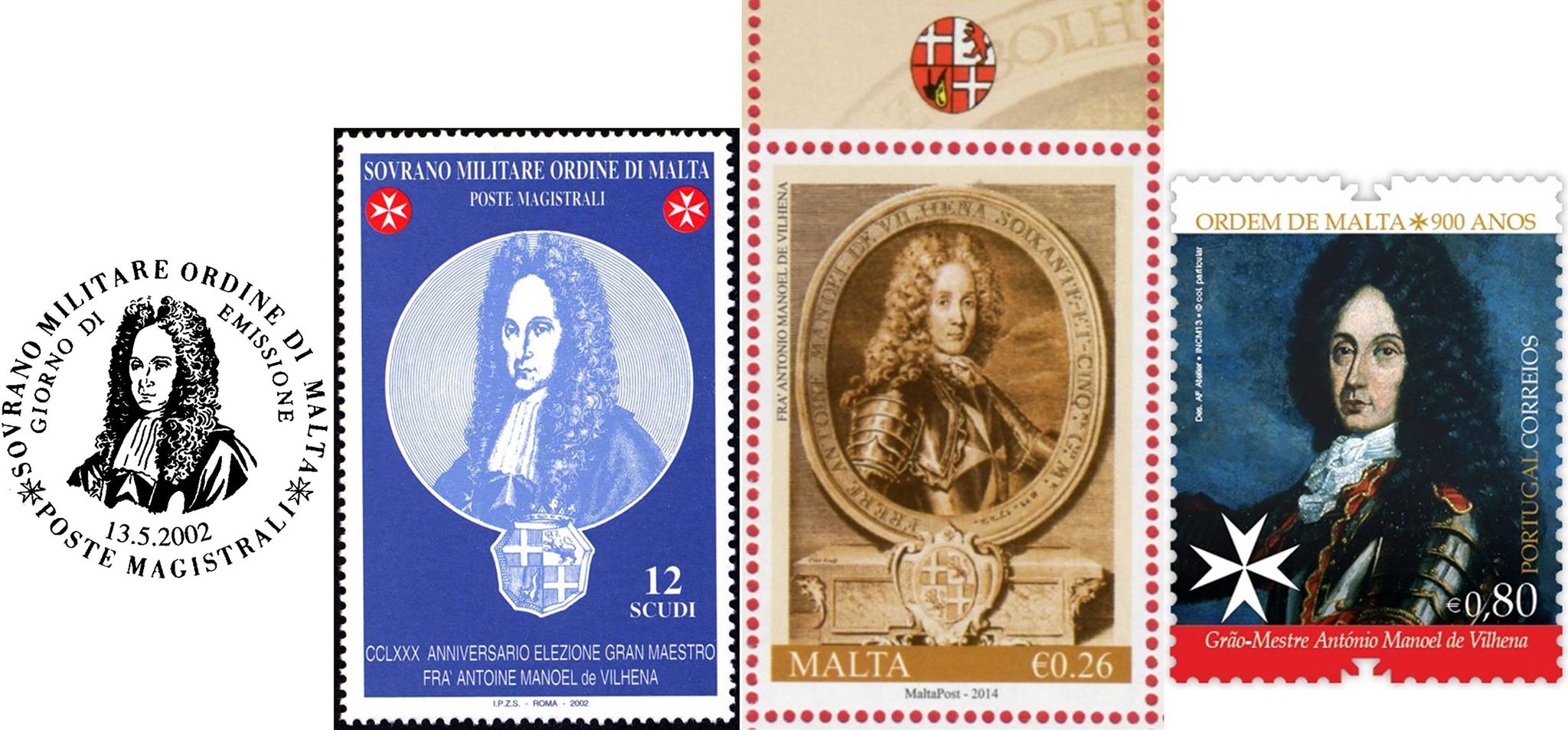 Stamp collection of Antonio Manoel de Vilhena